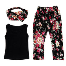 Baby Girl's Sleeveless Floral Set