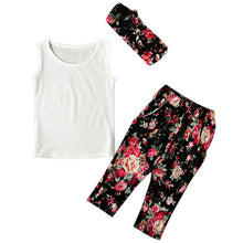 Baby Girl's Sleeveless Floral Set