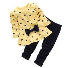 Baby Girl's Love Bowknot Set