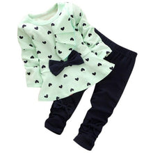 Baby Girl's Love Bowknot Set
