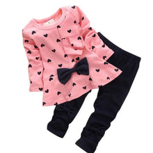 Baby Girl's Love Bowknot Set